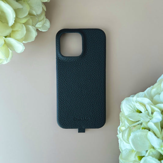 iPhone 13 Pro Pebbled Leather Classic Case 2 with loop