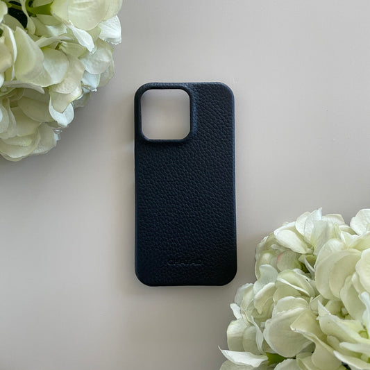iPhone 13 Pro Pebbled Leather Classic Case 1