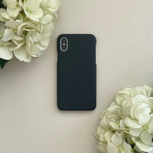 iPhone XS / iPhone X Pebbled Leather Classic Case 1