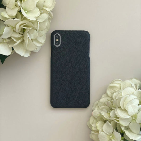 iPhone XS Max Pebbled Leather Classic Case 1